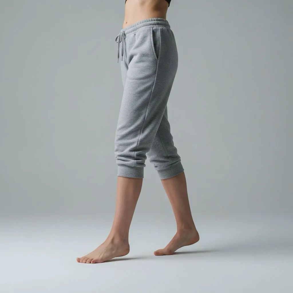 Sweatpants above the ankle